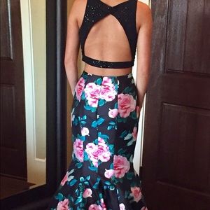 Two Piece Prom Dress